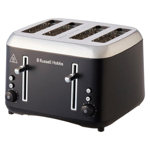 Russell Hobbs Addison 4 Slice Toaster - Matte Black | 27740