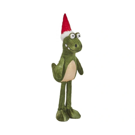 Three Kings Green Festive Dino Standing Plushie 2m