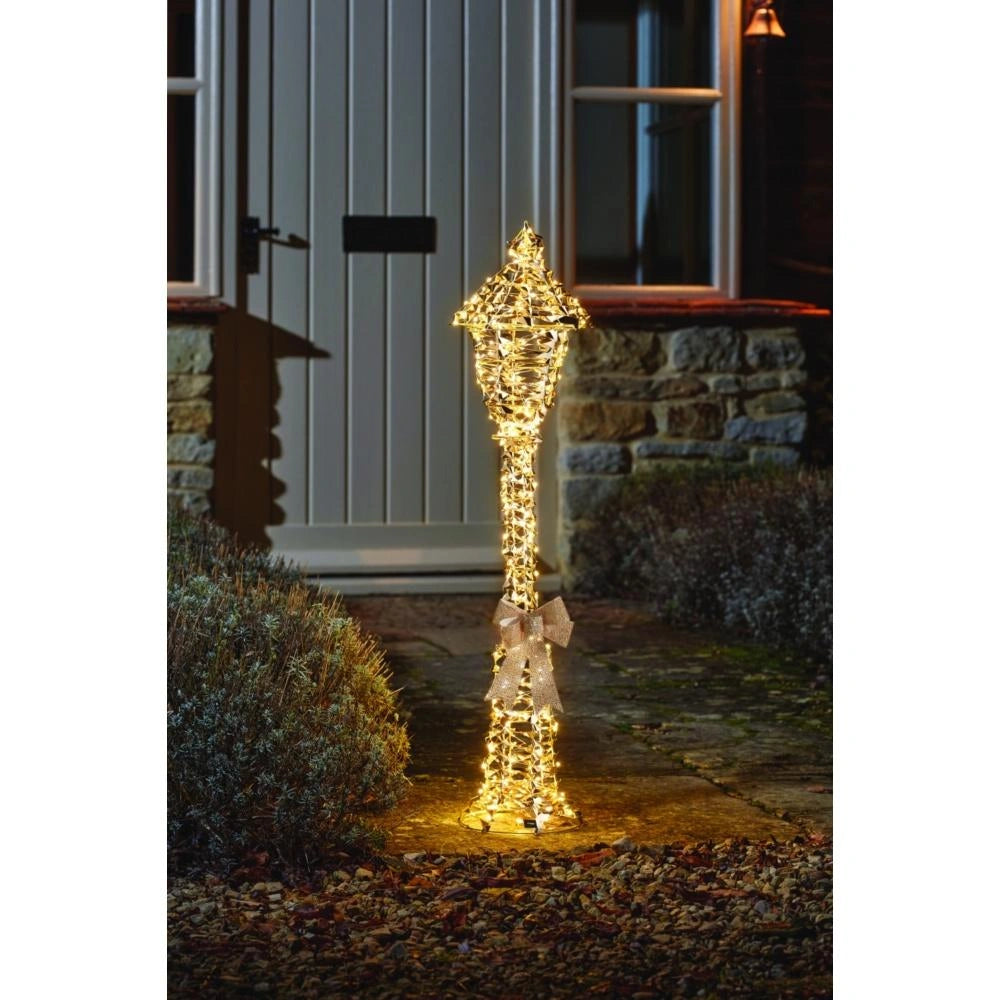 Three Kings Gold Twist Lamp Post - 90cm | 2506041