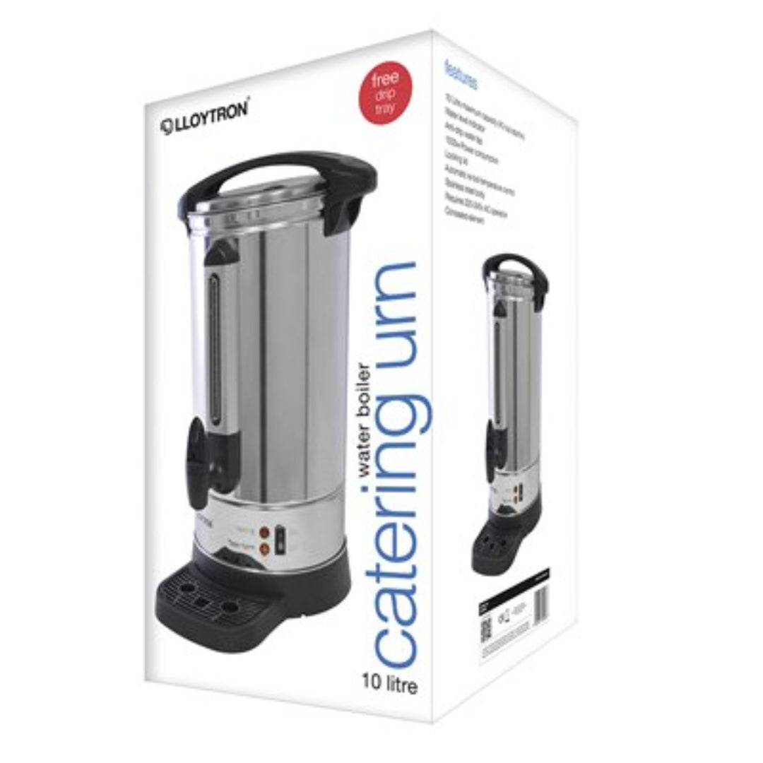 Lloytron 10 Litre 1500w Catering Urn  / Water Boiler - Stainless Steel | LE1910