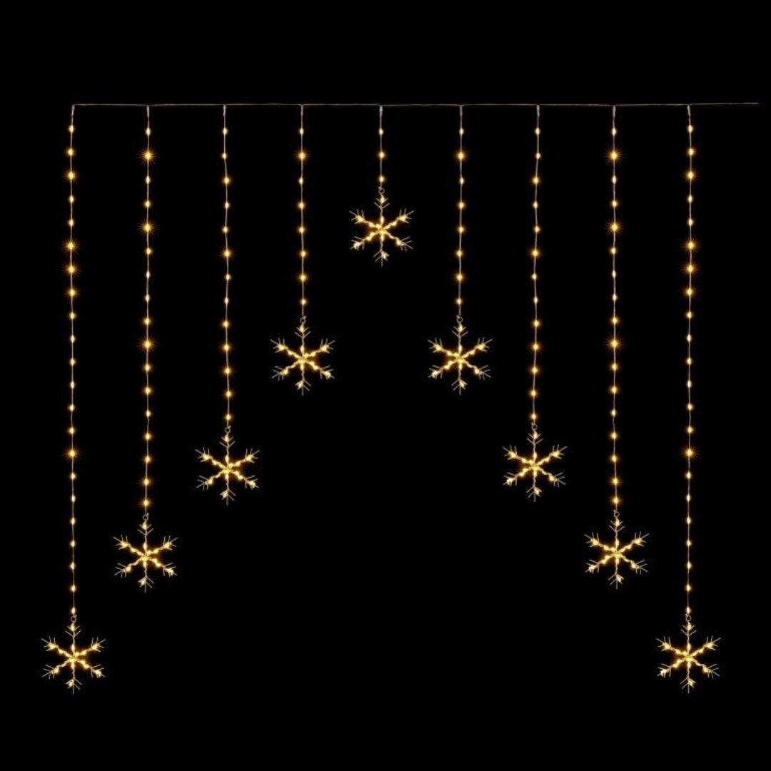 Premier 267 LED Flexibrights Snowflake Curtain Light 1.2m x 1.2m - Warm White | LV243684WW