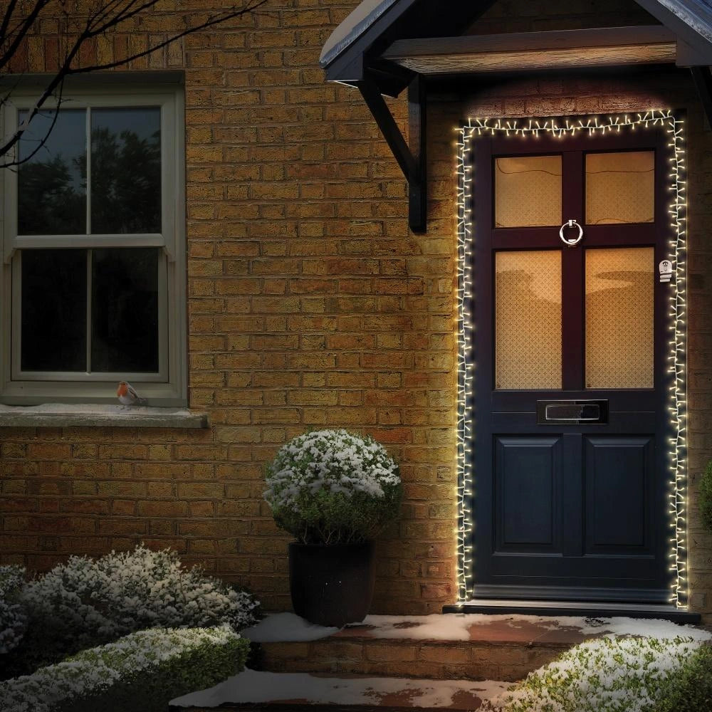Premier 440 LED Supabrights Door Garland 5.5 Metre - Warm White | LV243723WW