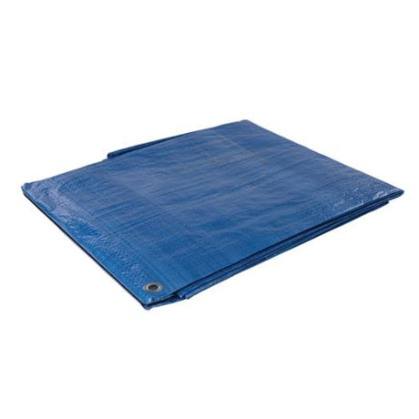 Silverline Tarpaulin Cover 4.8 Metre x 6.1 Metre - Blue | 675091