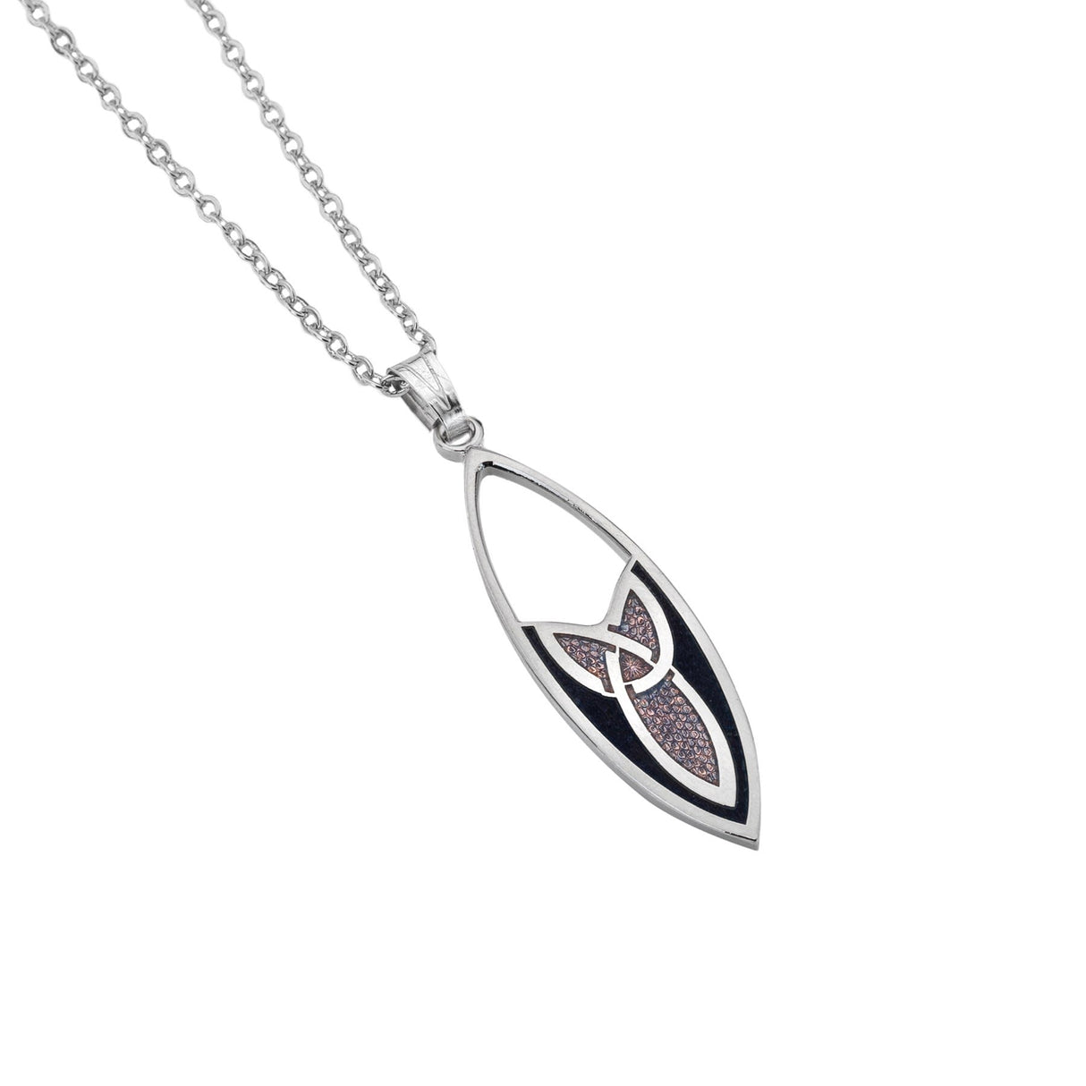 Sea Gems Celtic Trinity Pointed Pendant Purple / Lilac - Enamel | 7374PL