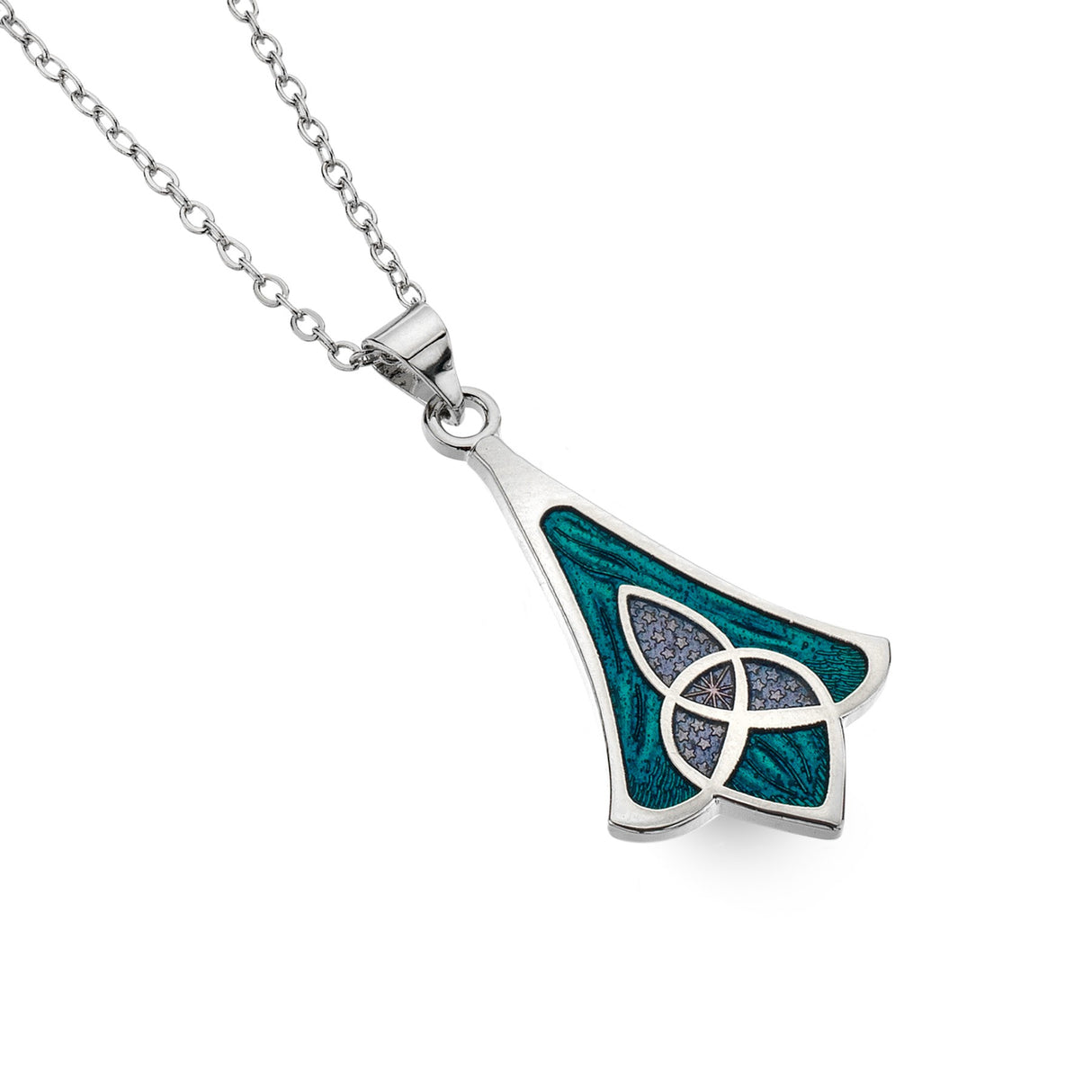 Sea Gems Celtic Bell Green Pendant Turquoise / Lilac - Enamel | 7387TQL
