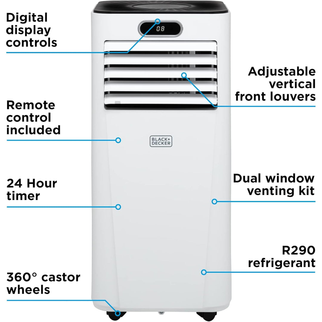 Black & Decker 5000BTU Smart Air Conditioner Unit | BXAC40023GB