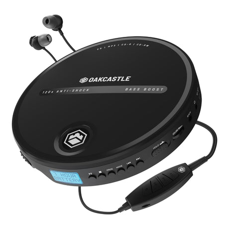 Oakcastle CD10 Portable CD Player - Black | 1000002586