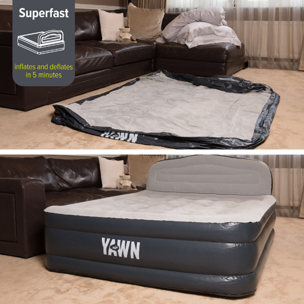 Yawn Self Inflating Air Bed with Fitted Sheet ( Inflatable Mattress ) - Double | 01659