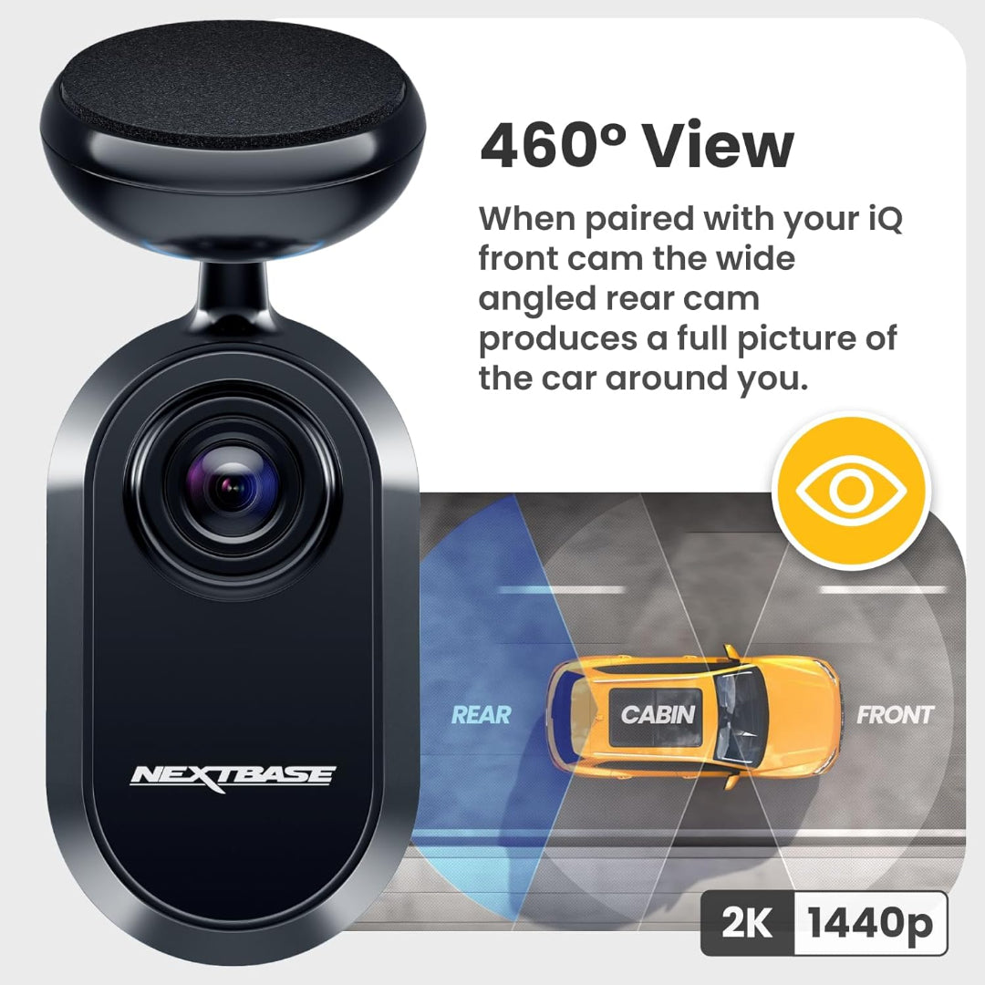 Nextbase iQ Rear Window Camera Dash Cam - Black | NBIQRWC