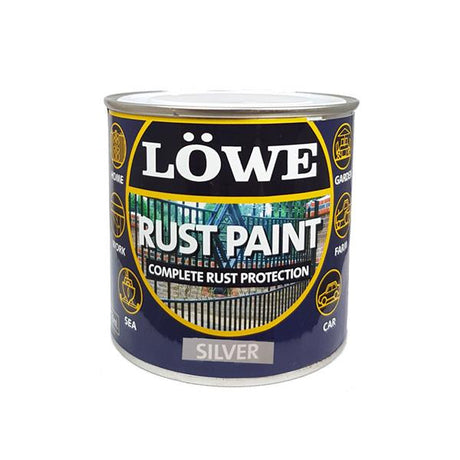 Lowe 500ml Rust and Metal Paint - Silver | LRSV0750