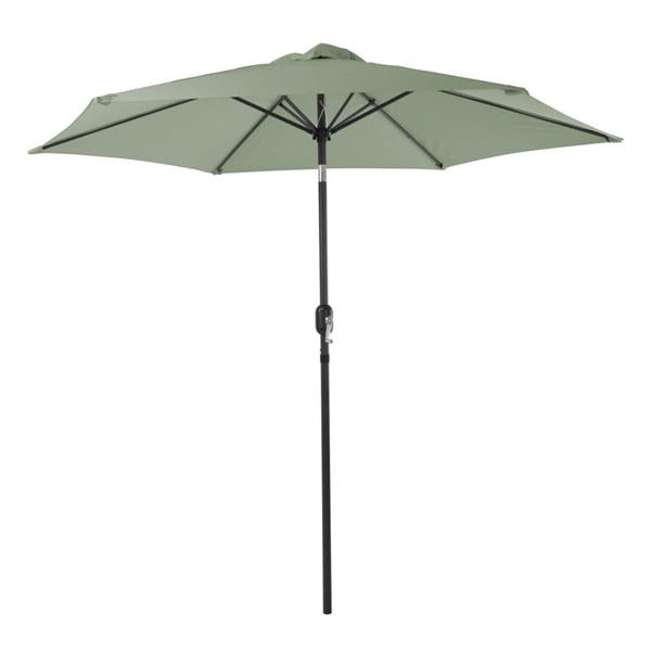 Euroactive Crank and  Tilt Aluminium Parasol 2.7 Metre - Green