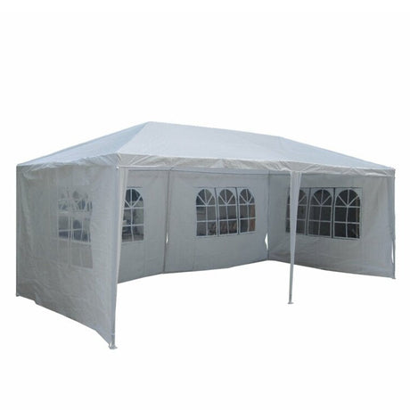 Euroactive Garden Party Gazebo with Sidewalls 3 Metre x 6 Metre - White | EA11532