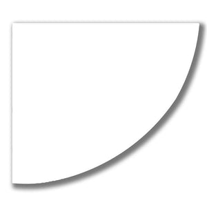 Tema Corner Shelf 400mm x 400mm - White | TSC400W