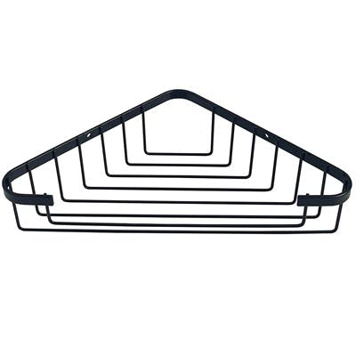 Tema Single Corner Wire Basket for Shower - Black | TWW1CNRB