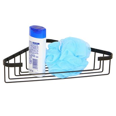 Tema Single Corner Wire Basket for Shower - Black | TWW1CNRB