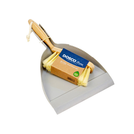 Dosco Bamboo Handle Dustpan and Brush Set | 57086