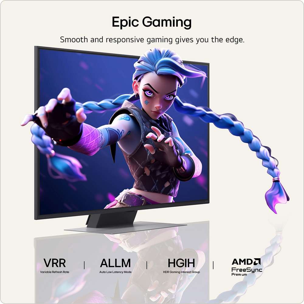 LG 50 Inch QNED Mini LED 4K Smart TV - Black | 50QNED86B6B.AEI