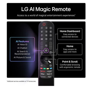 LG 55 Inch QNED Evo AI QNED87 MiniLED 4k Smart TV | 55QNED87A6B.AEK