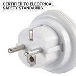 Go Travel Adaptor UK 3 Pin to EU European 2 Pin | 524.101