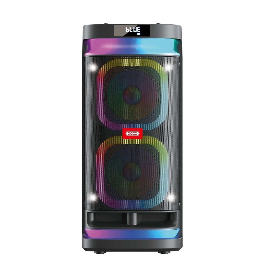 XO F58 Wireless Outdoor Party Bluetooth Speaker with RGB Light - Black | EXSXO-F58