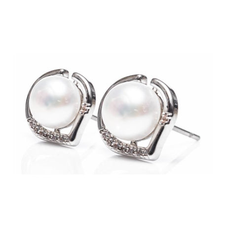 Newgrange Living Mother of Pearl Earrings - Silver | 600305
