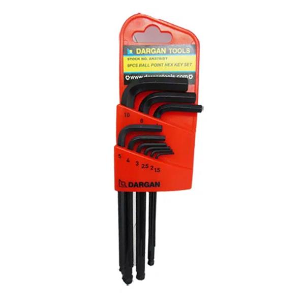 Dargan 9 Piece Ball Allen Key Set | AKS7B/DT