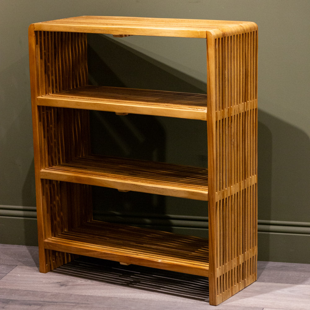 Tara Lane Bari Bookshelf Stand 3 Shelf - Teak | TL6444