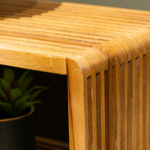 Tara Lane Bari Bookshelf Stand 3 Shelf - Teak | TL6444