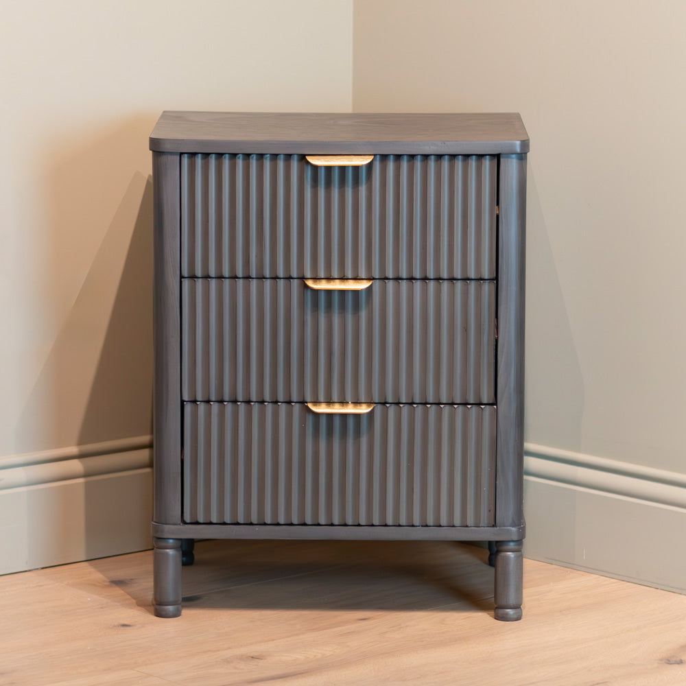 Tara Lane Harman 3 Drawer Locker - Dark Charcoal Grey | TL6611