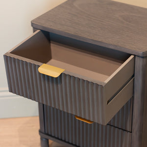 Tara Lane Harman 3 Drawer Locker - Dark Charcoal Grey | TL6611