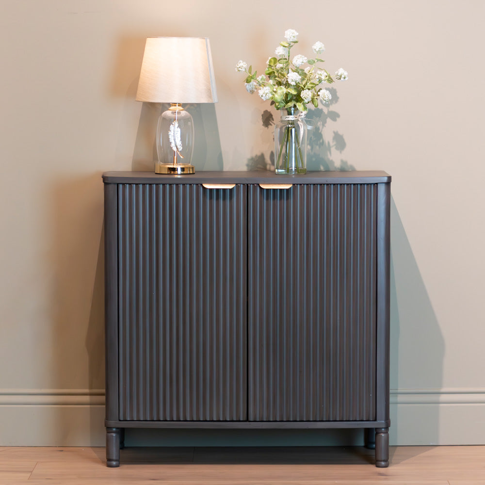 Tara Lane Harman 2 Door Cabinet- Dark Charcoal Grey | TL6613