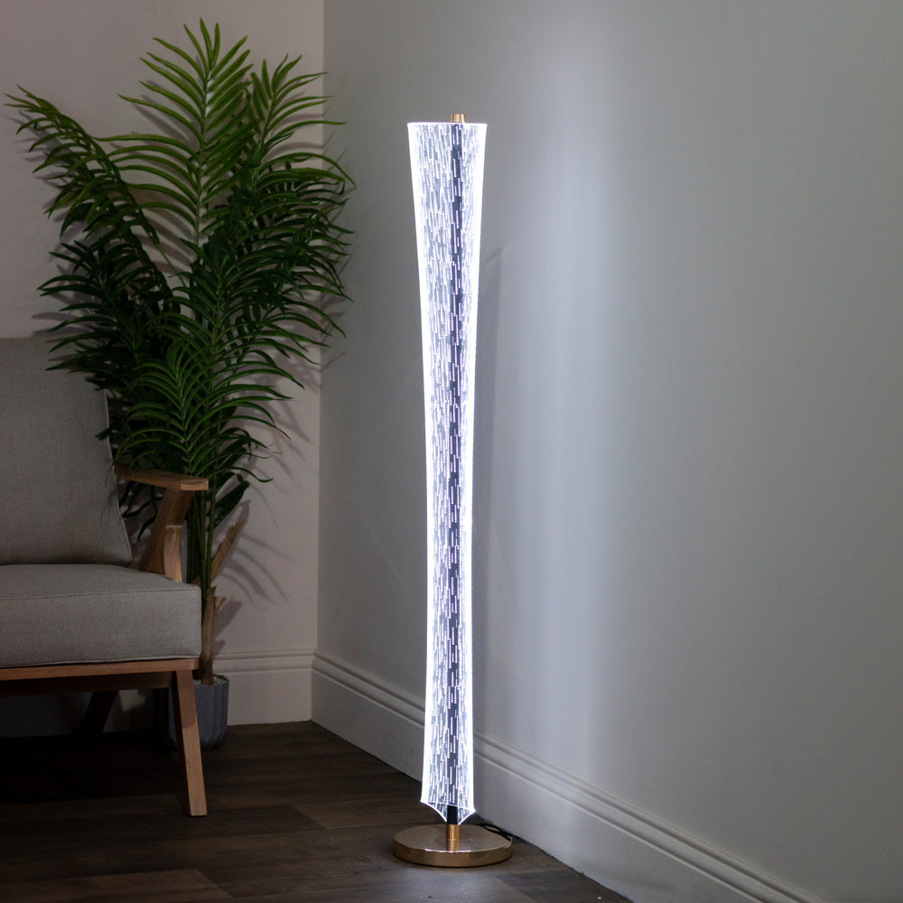 Tara Lane Imani LED Acrylic Floor Lamp 125cm | TL6729