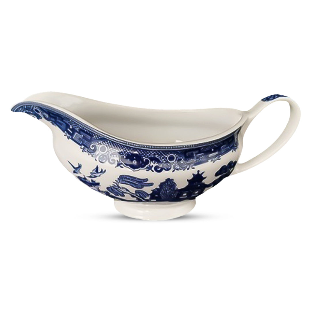 Dunlevy Blue Willow Gravey Boat | DE2023