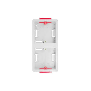 Powermaster 2 Gang Dry Lining Plasterboard Double Socket Box | 1523-12