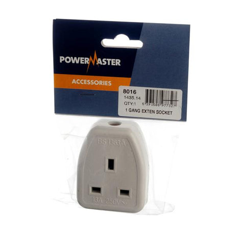 Powermaster 1 Gang 13 Amp Extension Socket | 1435-14