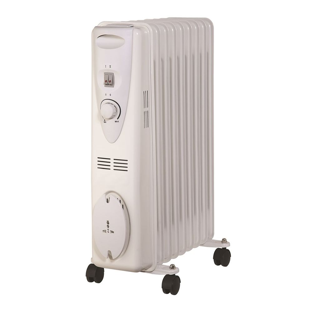 2kw Radiator Sirocco 2kW Oil Filled Radiator - White | Room Heater – Heavins
