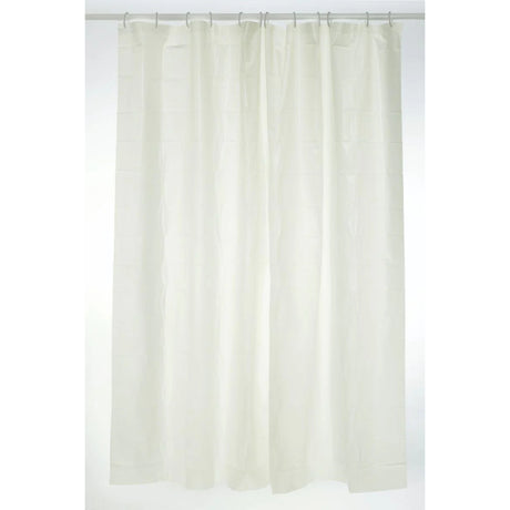 Blue Canyon PEVA Shower Curtain 180cm x 180cm - White | BCSC-205WH