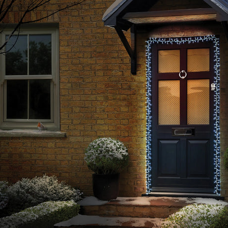 Premier 440 LED Supabrights Door Garland 5.5 Metre Christmas Lights -  White | LV243723W