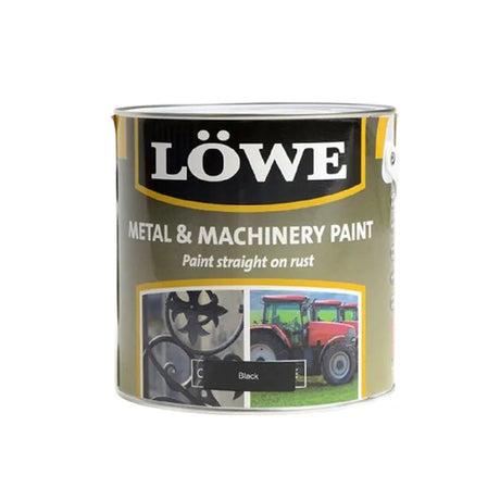 Lowe Metal and Machinery Rust Paint 5 Litre - Black | LRBL5000