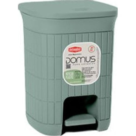 Domus Small Pedal Bin Dustbin 6 Litre - Green Tea | 55464