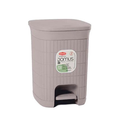 Domus Small Pedal Bin Dustbin 6 Litre - Grey | 55465