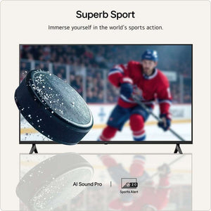 LG NANO NU85 55 Inch 4K Smart TV - Charcoal Black | 55NU850B6LA.AEI