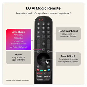 LG QNED86 55 Inch Mini LED Evo AI 4K Ultra HD Smart TV (2026) | 55QNED86B6B.AEI