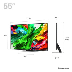 LG 55 Inch QNED Evo AI QNED87 MiniLED 4k Smart TV | 55QNED87A6B.AEK