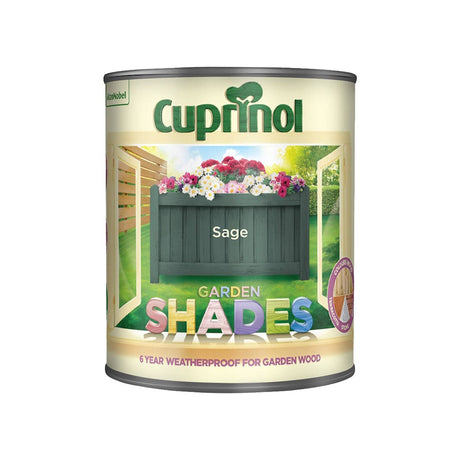 Cuprinol 1 Litre Garden Shades Woodstain - Sage | 5083478