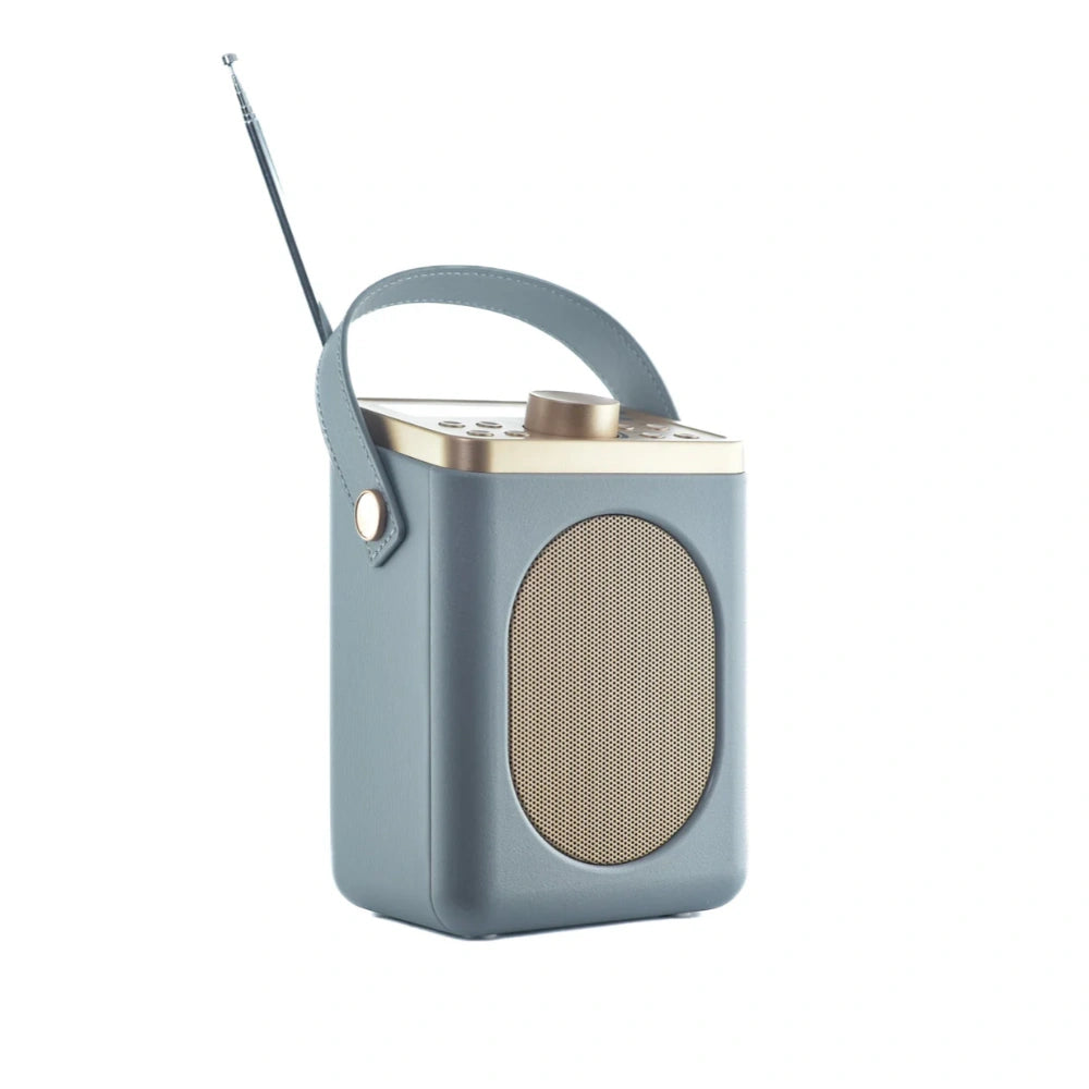 Majority Little Shelford Retro Portable DAB Radio with Bluetooth - Grey