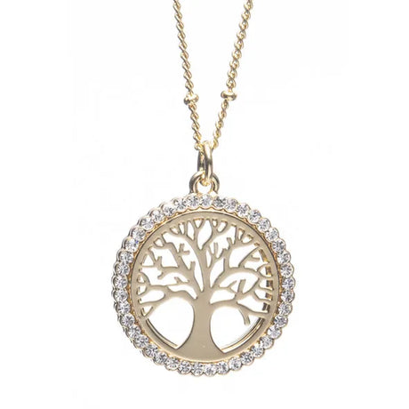 Newgrange Living Tree of Life Pendant - Gold | 600323P