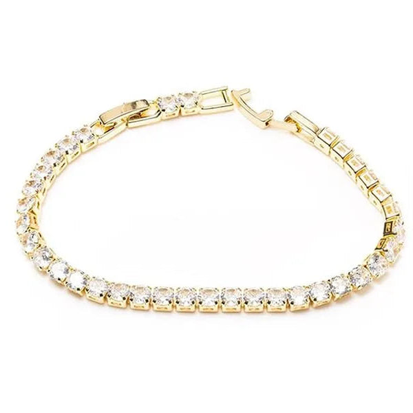 Newgrange Living Diamond Tennis Bracelet - Yellow Gold | 600337P