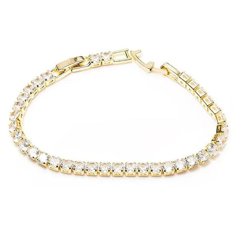 Newgrange Living Diamond Tennis Bracelet - Yellow Gold | 600337P