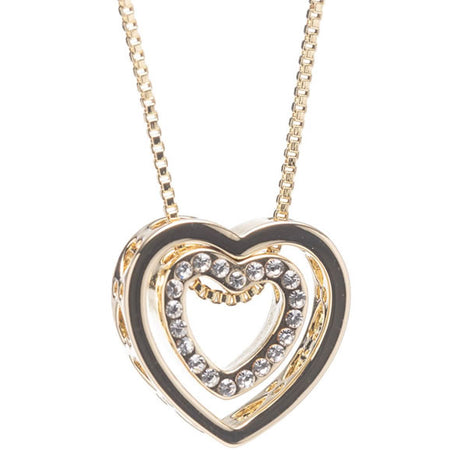 Newgrange Living Heart Intertwined Pendant - Gold | 600340P
